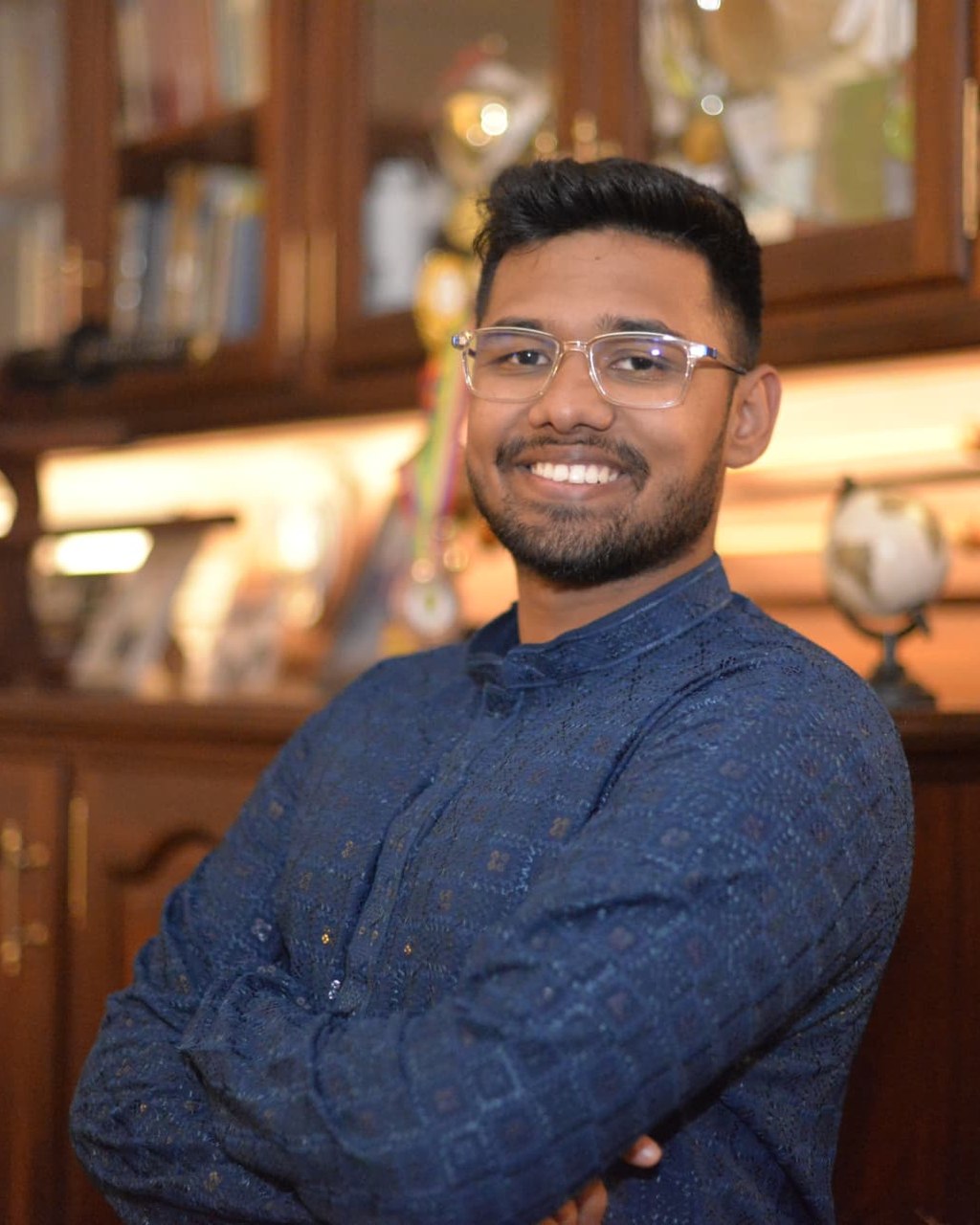Pranesh Nobeen in his study